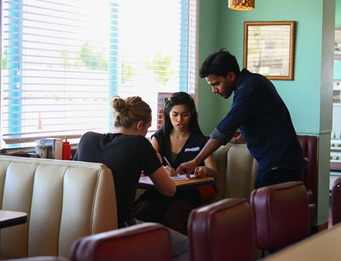 Shooting a film in an American Diner - A Week by  Tony Rakshith