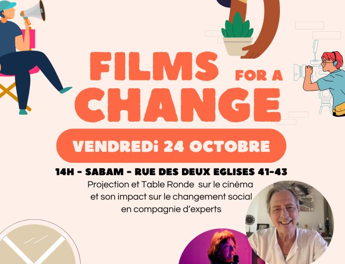 Projection et Table Ronde Films for a Change 24 Octobre : Réservez vos places !