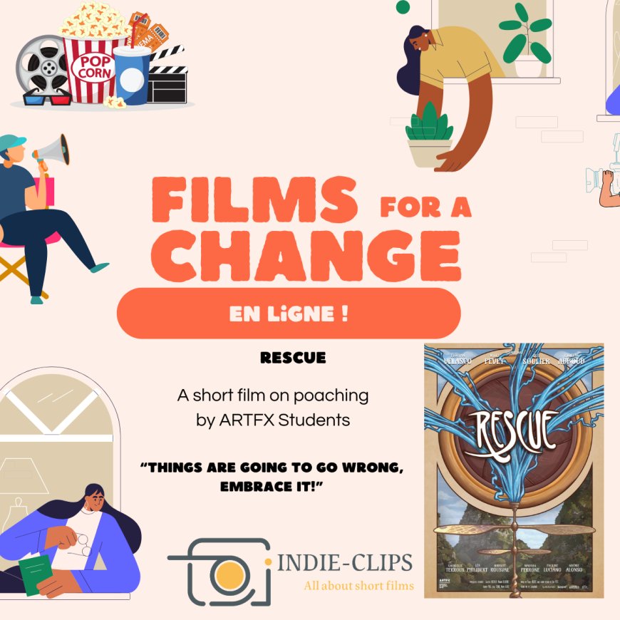 Rescue: Let's talk about the making of this environmental short film - ARTFX Students answer our questions!