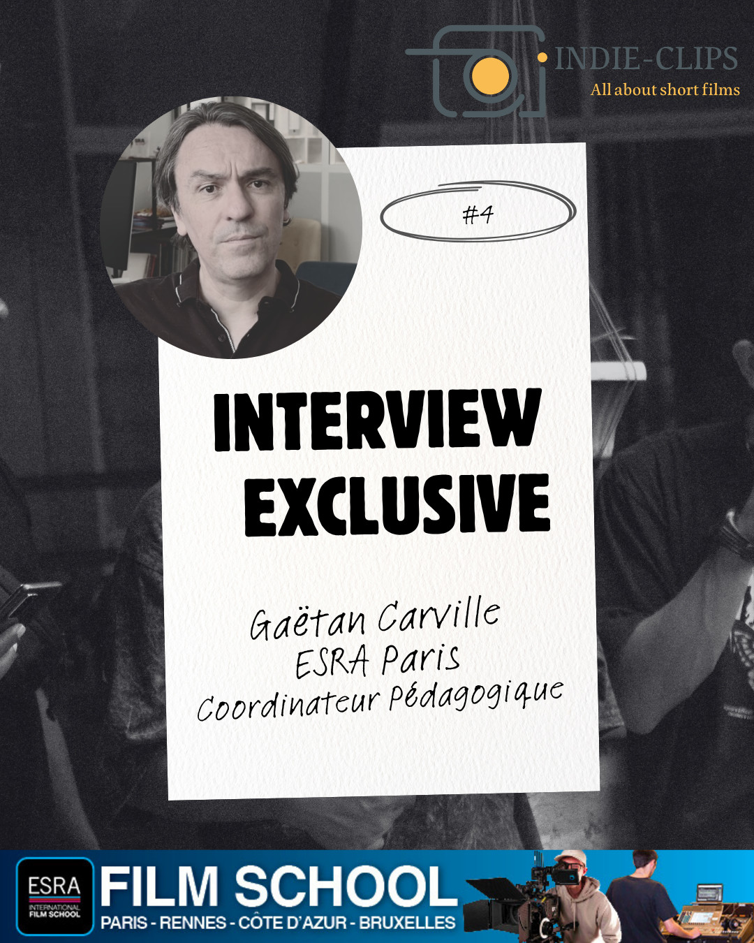 Interview de Gaëtan Carville, coordinateur pédagogique de l’ESRA Paris